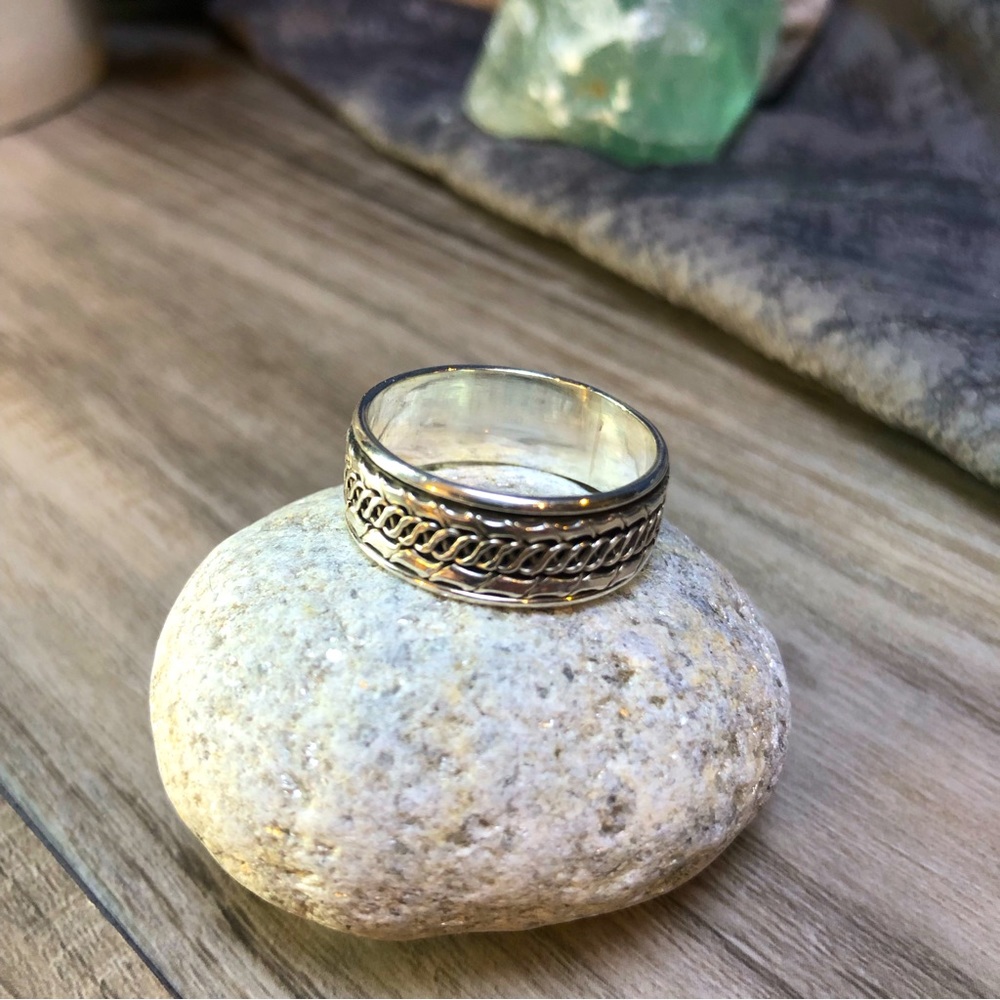 Spinner Ring Sterling Silver - image 1